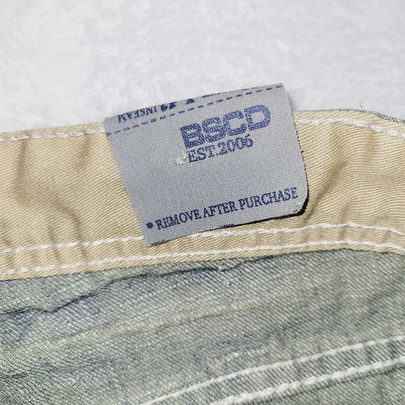 Basic Code Men's Grey Slim Straight Fit Size 36/34 Jeans - Picture 5 of 14